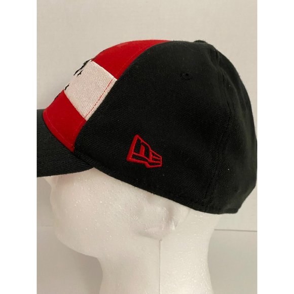 New Era Atlanta Falcons 39Thirty Fitted Hat Medium-Large NFL Draft Black/Red Cap - Picture 4 of 13